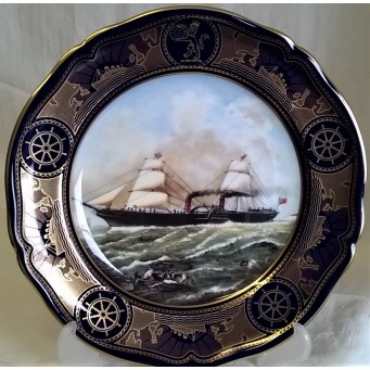 SPODE CUNARD LINE SHIP SERIES – THE AGE OF ROMANCE LIMITED EDITION PLATE – PERSIA 187/2000